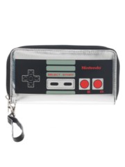 NINTENDO- CONTROLLER - Large Zip Around Wallet